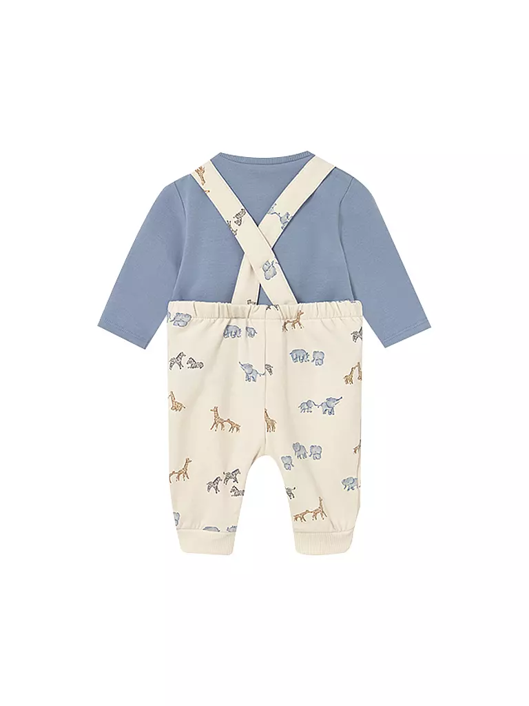 MAYORAL | Baby Set 2-teilig Langarmshirt und Latzhose | beige