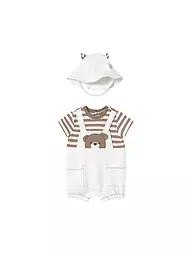 MAYORAL | Baby Set 2-teilig Strampler und Mütze | creme