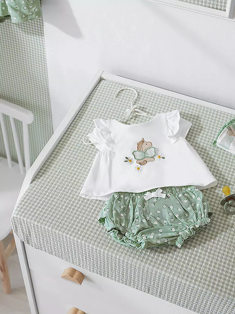 MAYORAL | Baby Set 2-teilig T-Shirt und Shorts | hellgrün