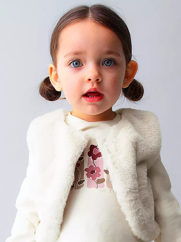 MAYORAL | Baby Set 3-teilig Gilet, Langarmshirt und Leggings | rosa