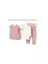 MAYORAL | Baby Set 3-teilig Langarmshirt, Pullunder und Hose | Rosa