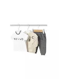 MAYORAL | Baby Set 3-teilig T-Shirt, Jacke und Hose | beige