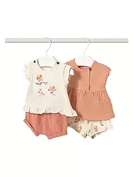 MAYORAL | Baby Set 4-teilig T-Shirts und Shorts | orange