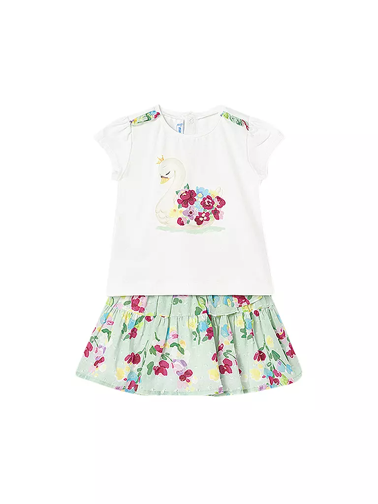 MAYORAL | Baby Set Rock und T-Shirt | hellgrün