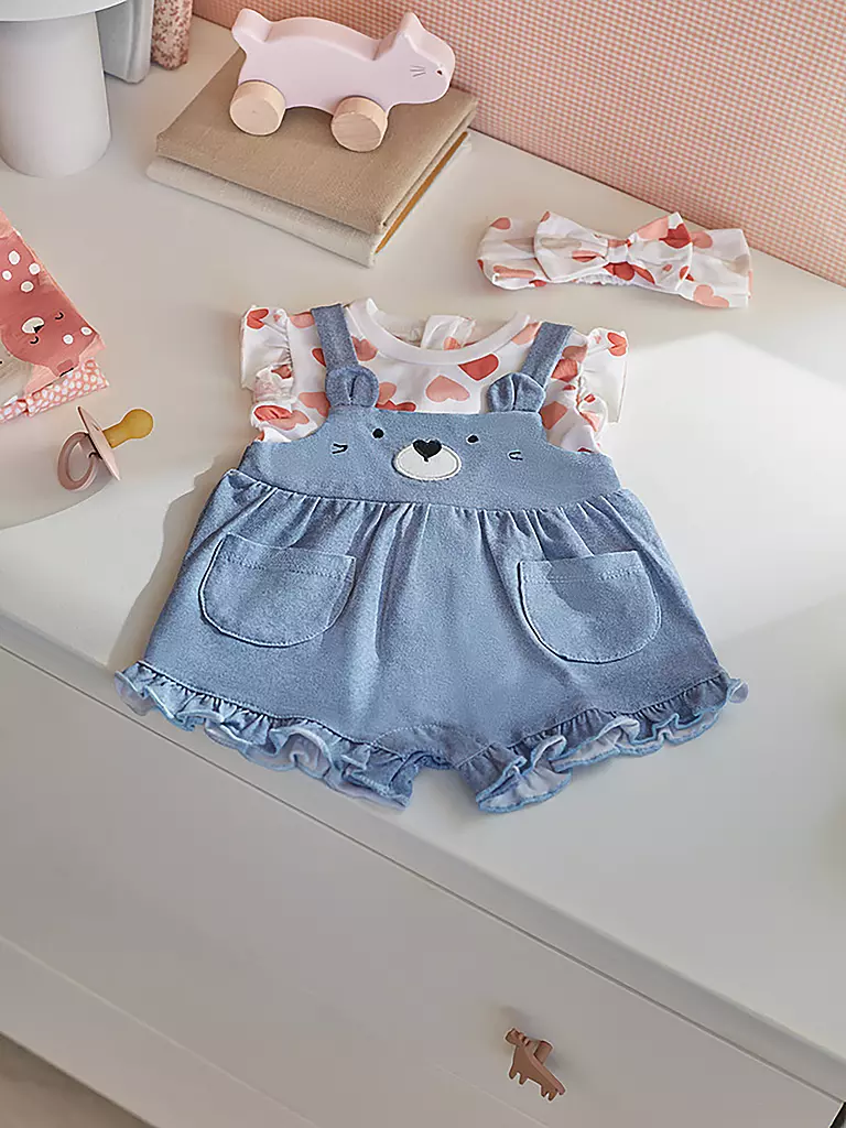MAYORAL | Baby Set Strampler und Haarband 2-teilig | orange