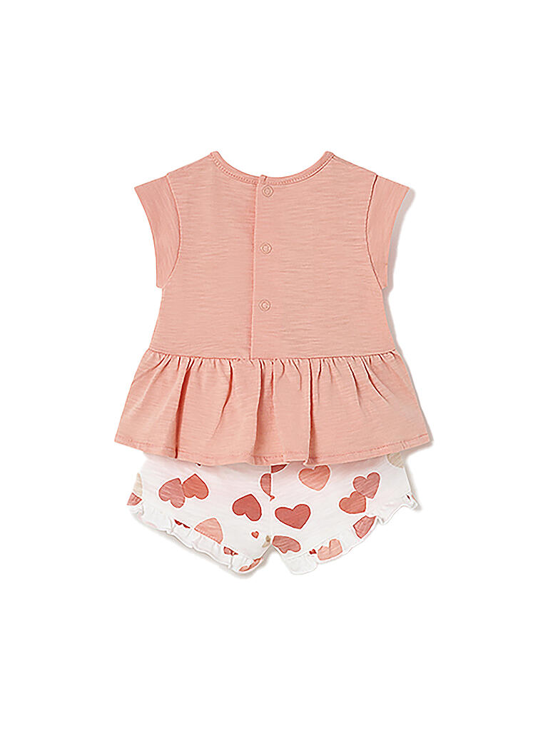 MAYORAL | Baby Set T-Shirt und Shorts 4-teilig  | orange