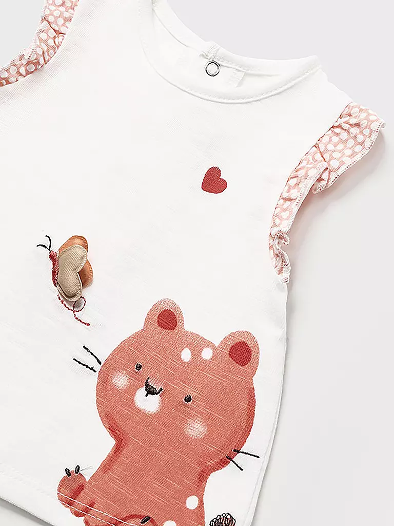 MAYORAL | Baby Set T-Shirt und Shorts 4-teilig | orange