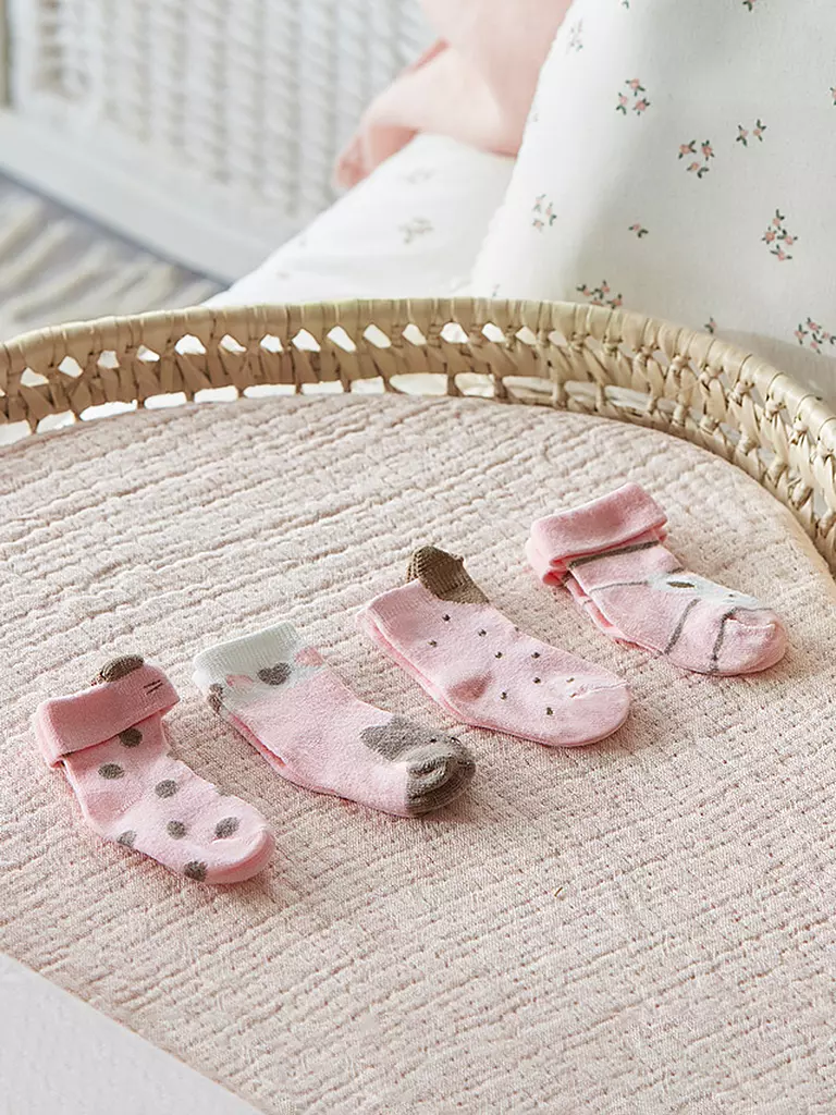 MAYORAL | Baby Socken 4-Pack | rosa