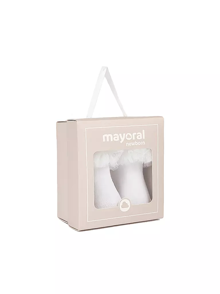 MAYORAL | Baby Socken mit Haarreif weiss | weiss