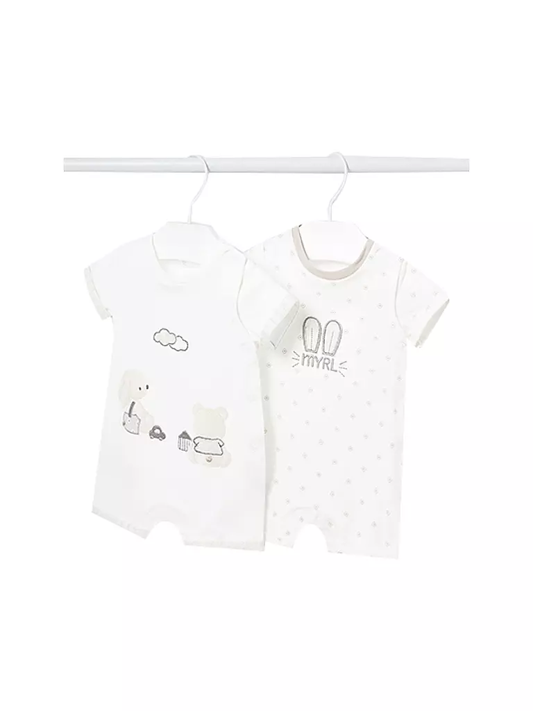 MAYORAL | Baby Strampler Set 2teilig | weiss