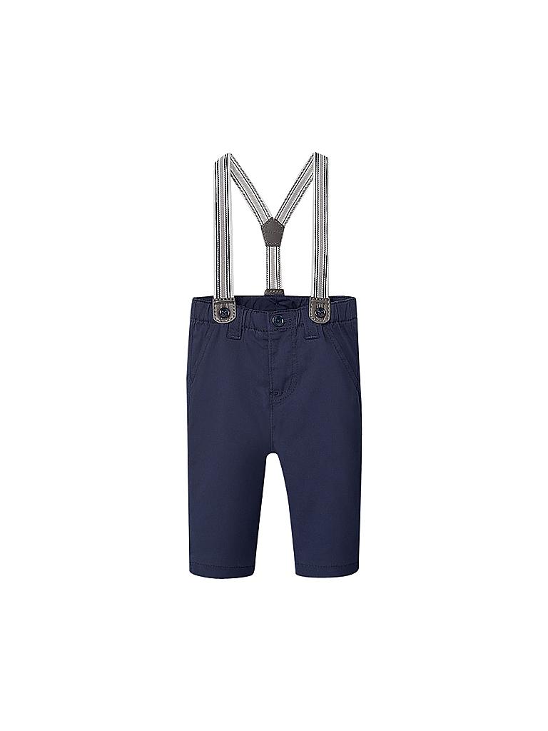 MAYORAL | Jungen Babyhose mit Hosenträger | blau