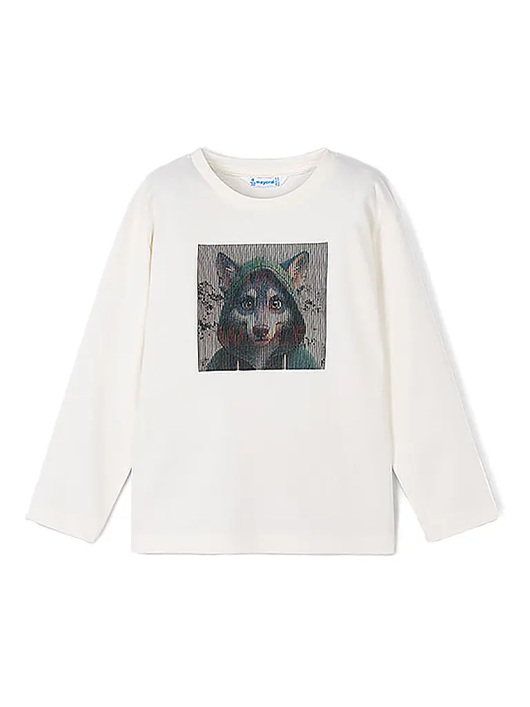 MAYORAL | Jungen Langarmshirt  | weiss