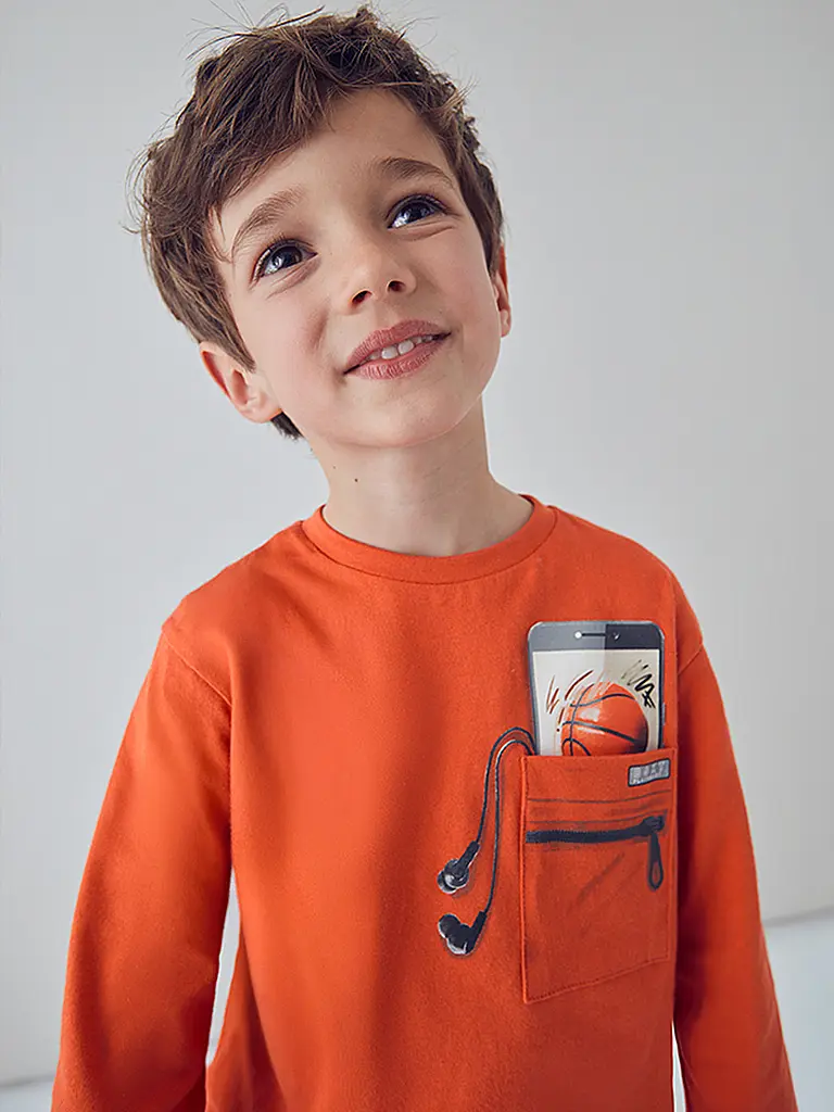 MAYORAL | Jungen Langarmshirt  | orange