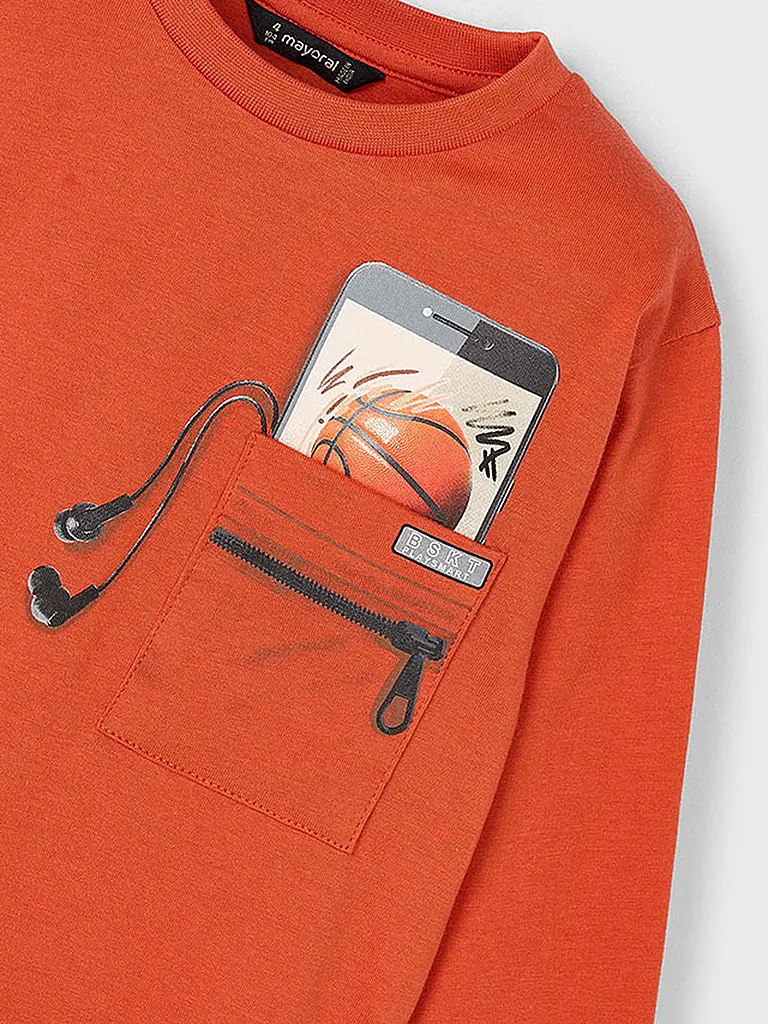 MAYORAL | Jungen Langarmshirt  | orange