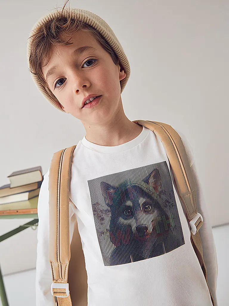 MAYORAL | Jungen Langarmshirt  | weiss