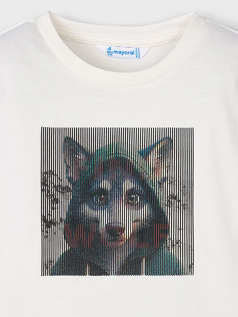 MAYORAL | Jungen Langarmshirt  | weiss