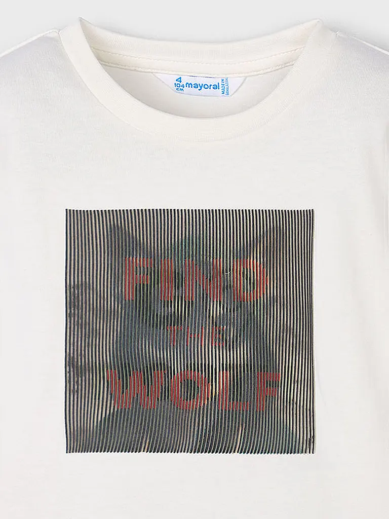 MAYORAL | Jungen Langarmshirt  | weiss