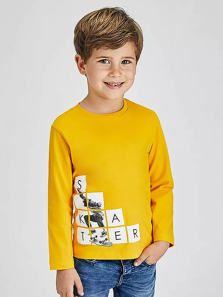 MAYORAL | Jungen Langarmshirt | gelb