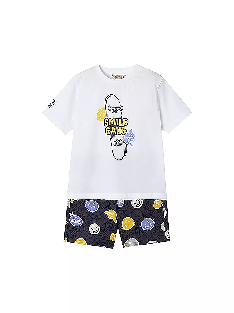 MAYORAL | Jungen Set 2-teilig T-Shirt und Shorts | weiss