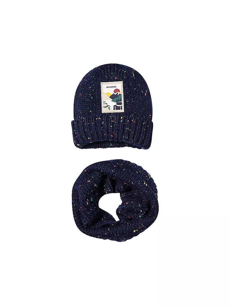 MAYORAL | Kinder Set 2-teilig Haube, Schal | dunkelblau