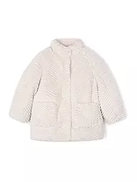 MAYORAL | Mädchen Jacke in Felloptik | Creme