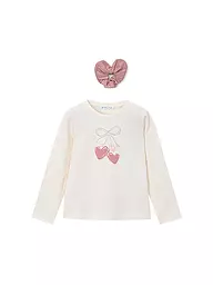 MAYORAL | Mädchen Langarmshirt und Haargummi | creme