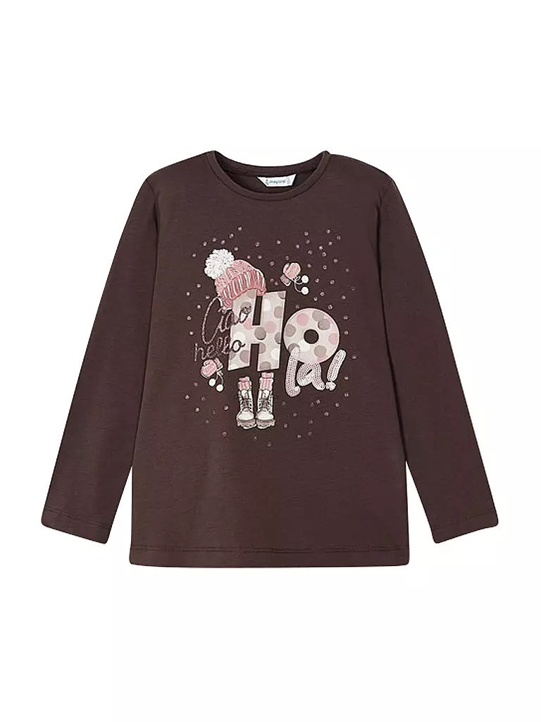 MAYORAL | Mädchen Langarmshirt | braun