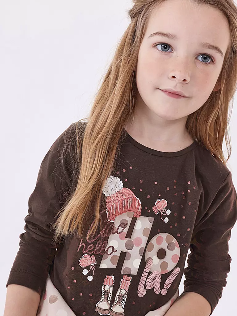MAYORAL | Mädchen Langarmshirt | braun
