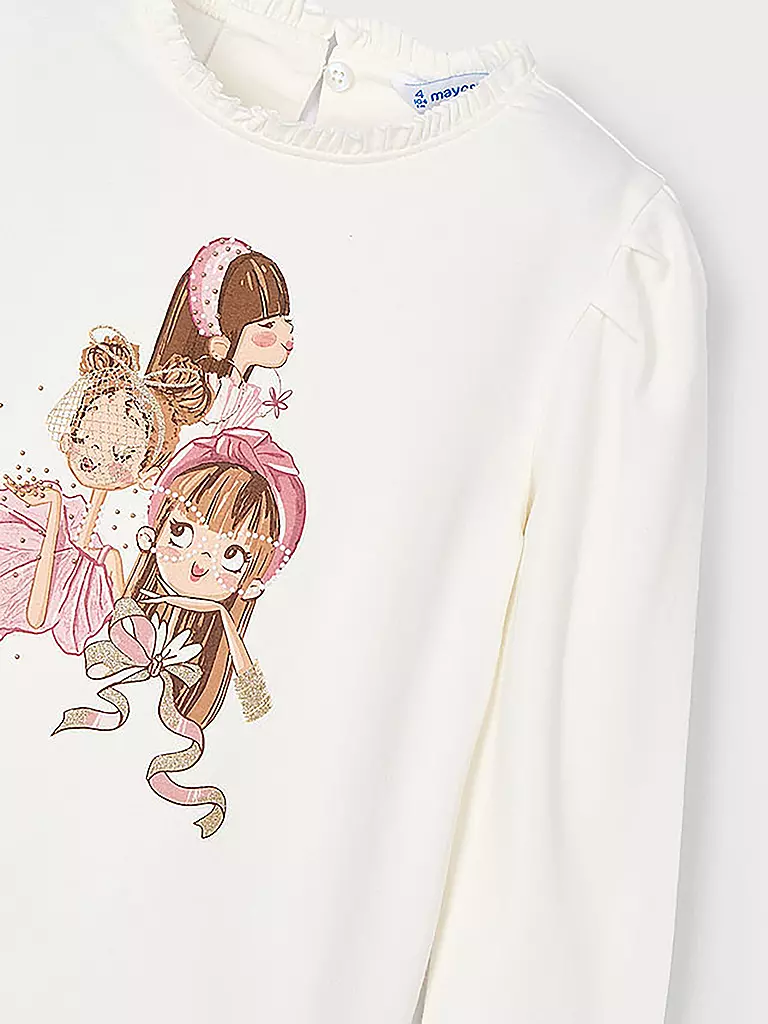 MAYORAL | Mädchen Langarmshirt | creme