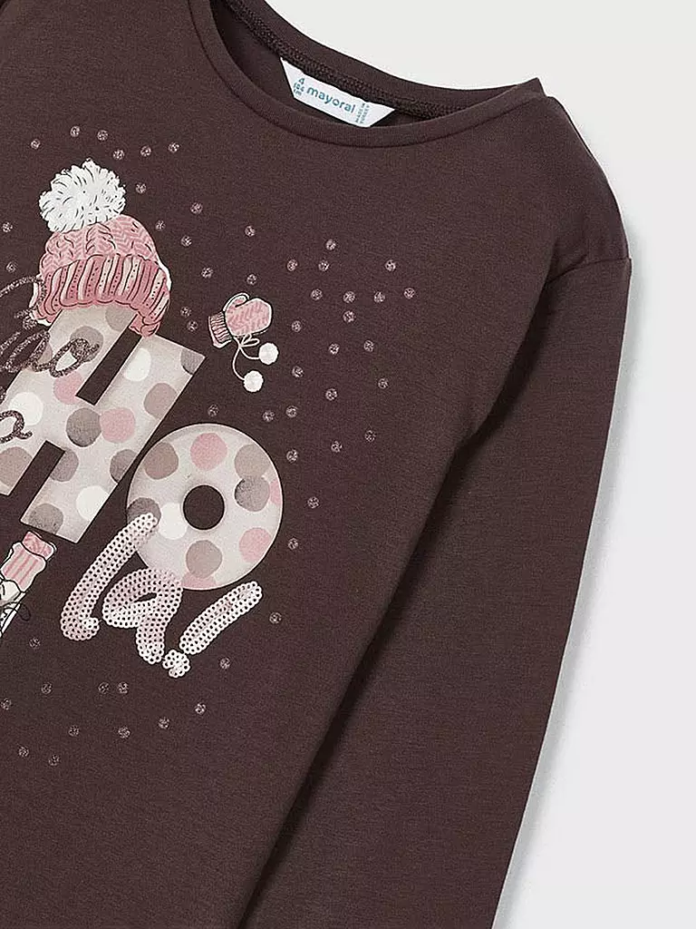 MAYORAL | Mädchen Langarmshirt | braun