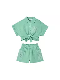 MAYORAL | Mädchen Set 2-teilig Bluse und Shorts | grün