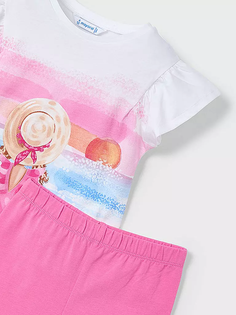 MAYORAL | Mädchen Set 2-teilig T-Shirt und Leggings | pink