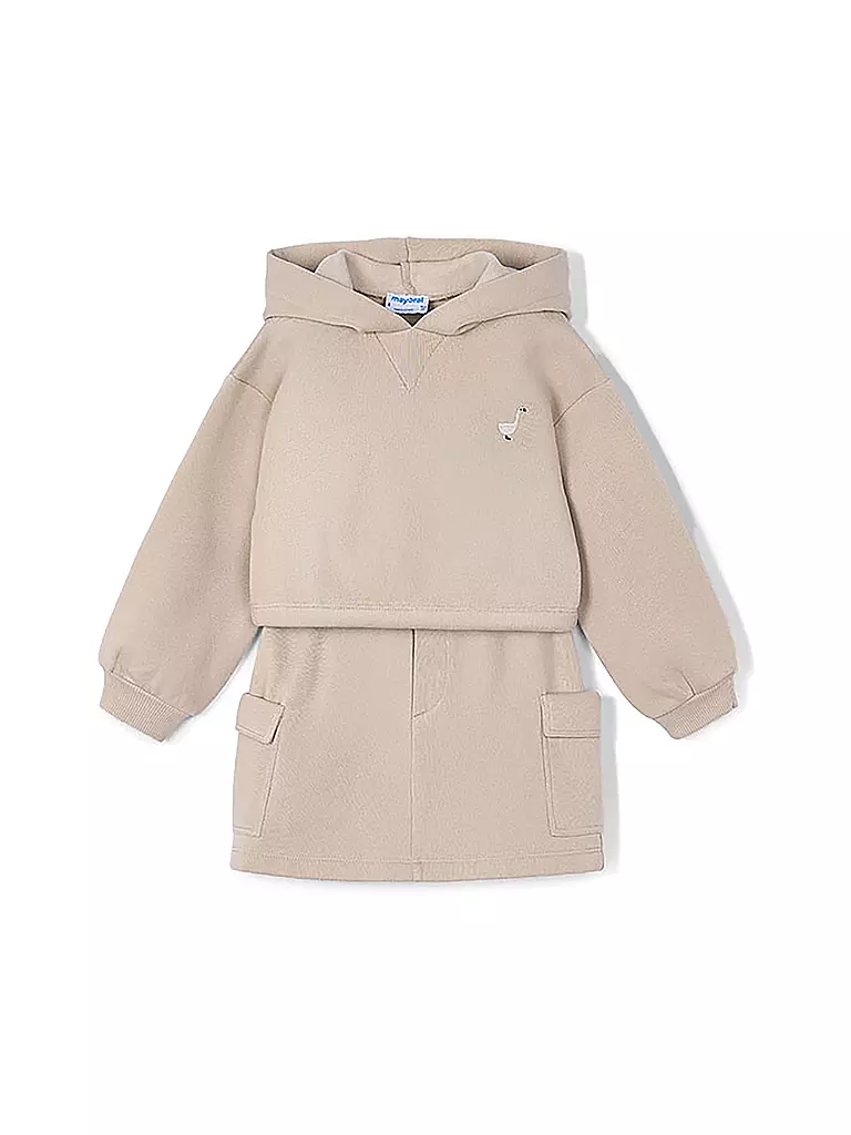 MAYORAL | Mädchen Set Pullover und Rock | beige