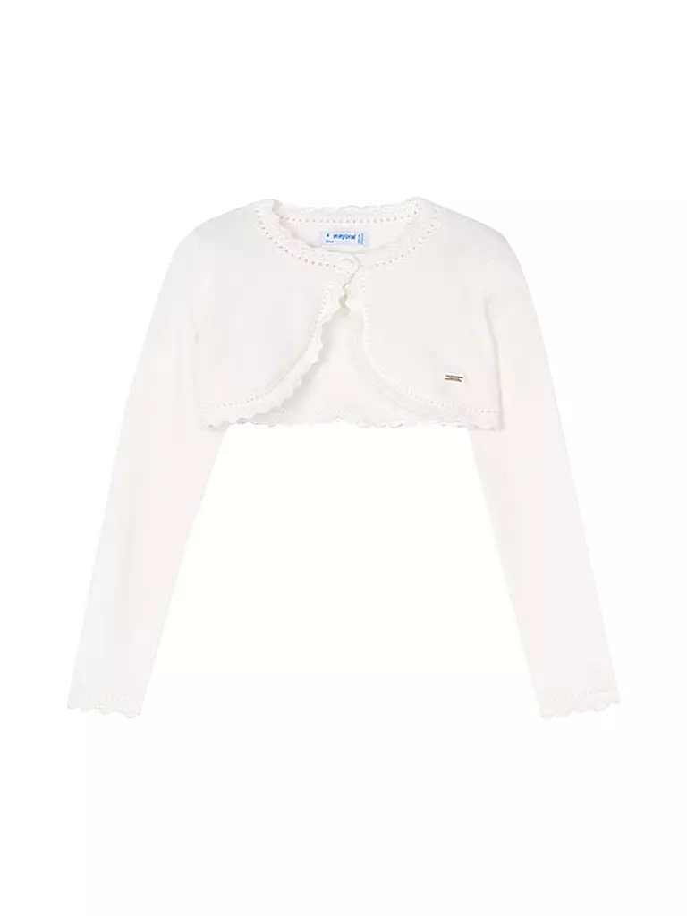MAYORAL | Mädchen Strickjacke  | creme