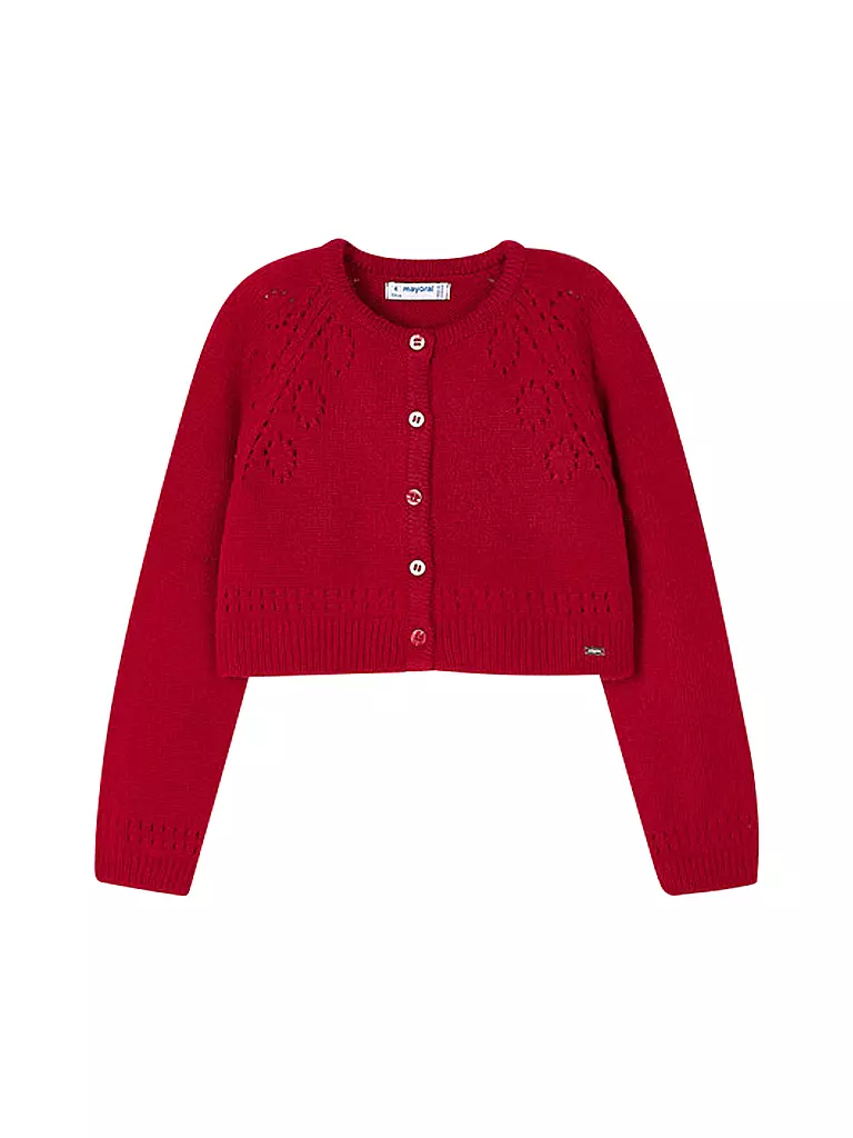 MAYORAL | Mädchen Strickjacke | rot