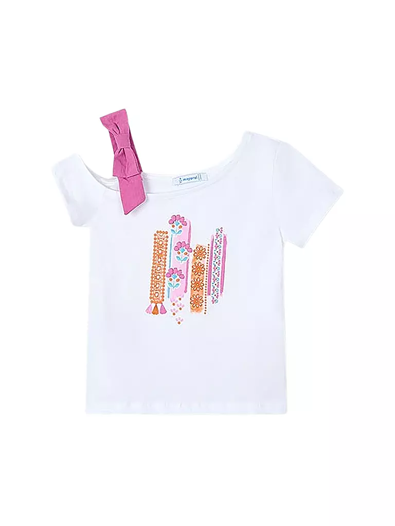 MAYORAL | Mädchen T-Shirt | weiss