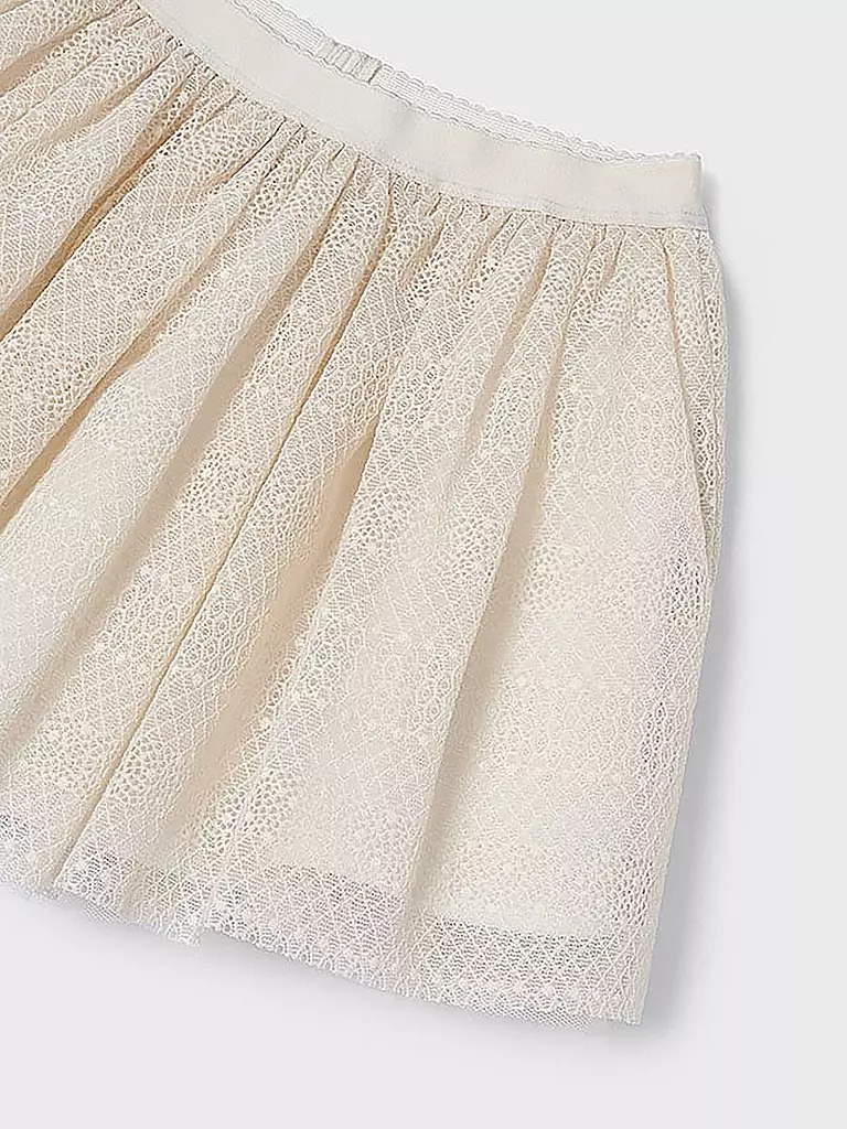 Mayoral Tüll Rock Für Mädchen - Zauberhafter Cremefarbener Partyrock