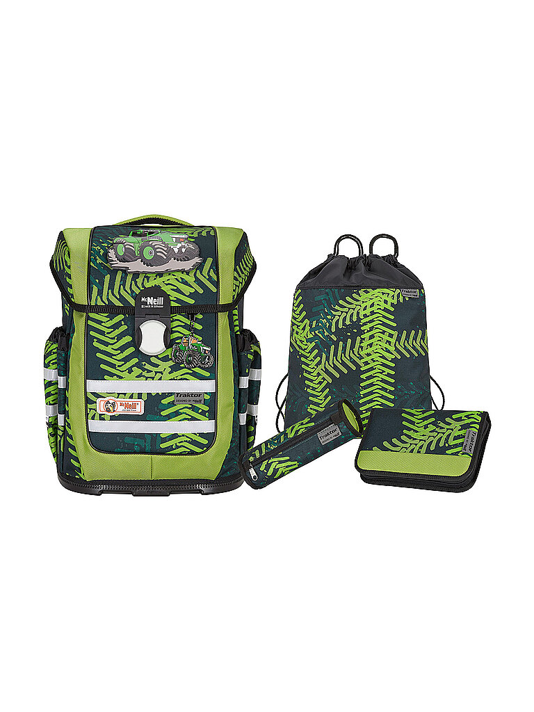 MC NEILL Schultaschen Set 4tlg Mc Addy Ergo Complete Traktor
