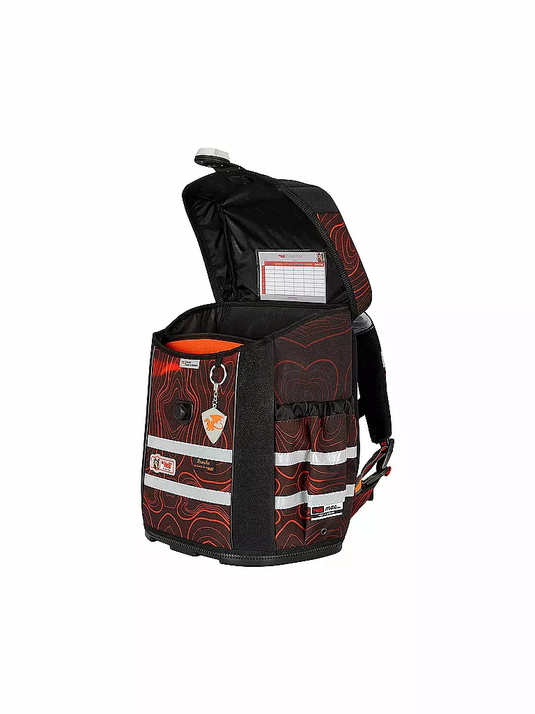 MC NEILL | Schultaschen Set 4tlg Mc Addy Ergo Mac Drache | schwarz