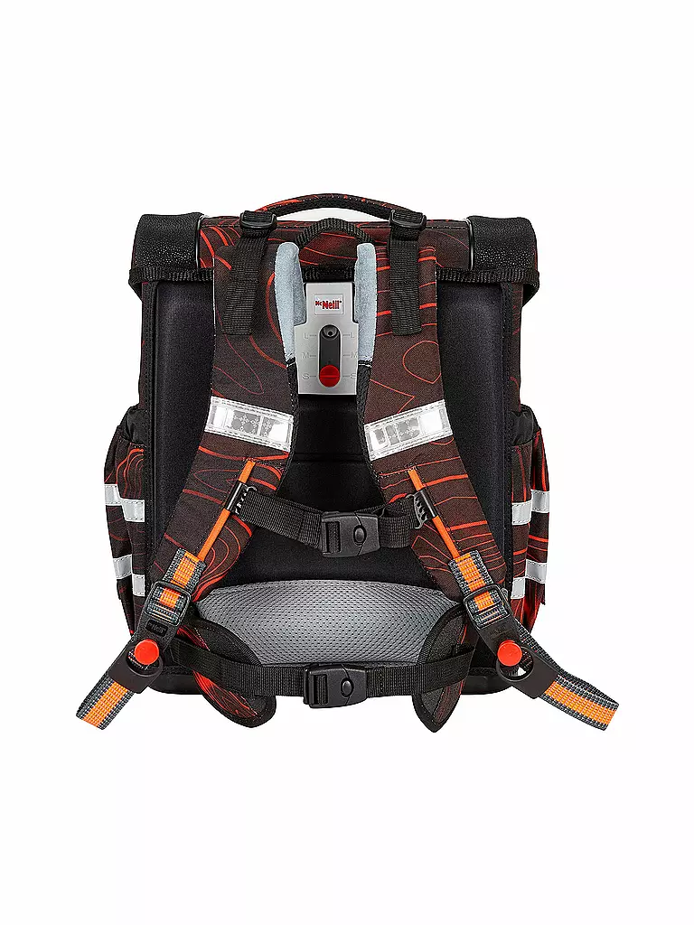 MC NEILL | Schultaschen Set 4tlg Mc Addy Ergo Mac Drache | schwarz