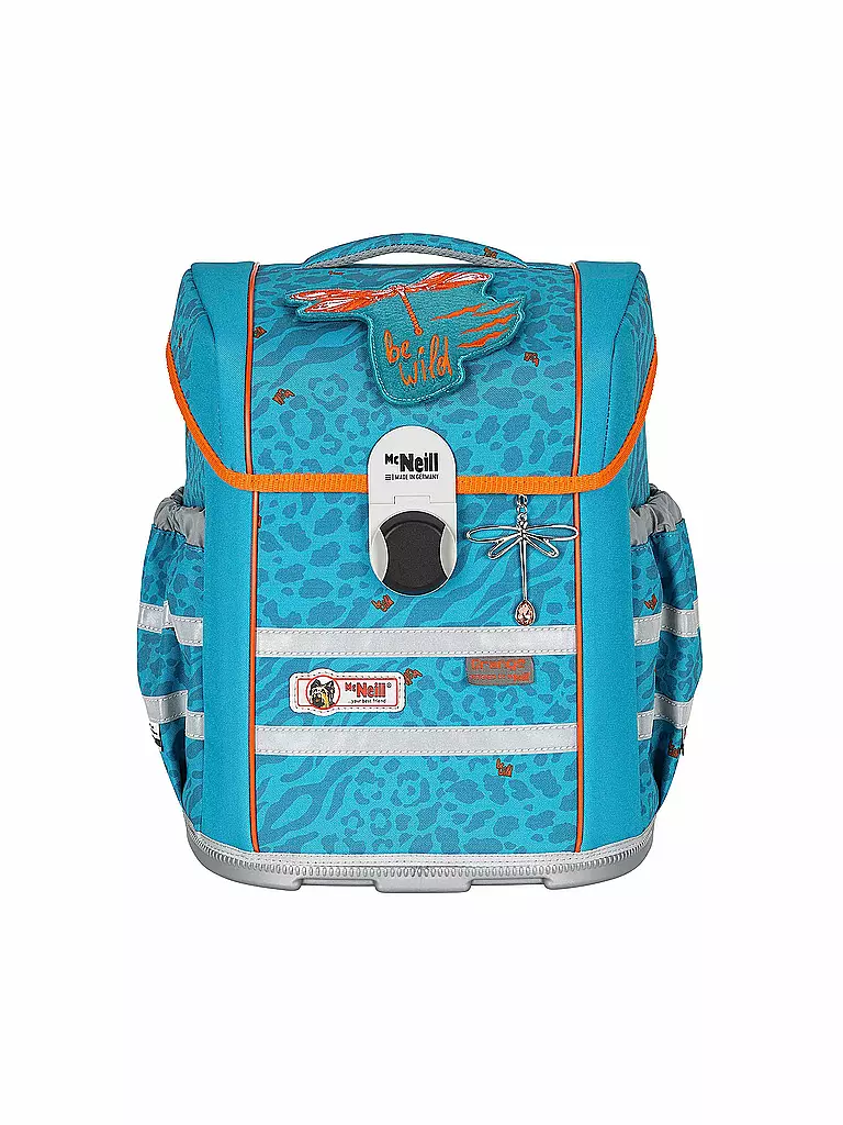 MC NEILL | Schultaschen Set 4tlg Mc Addy Ergo Mac Orange | blau
