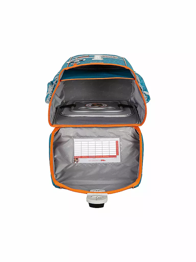 MC NEILL | Schultaschen Set 4tlg Mc Addy Ergo Mac Orange | blau