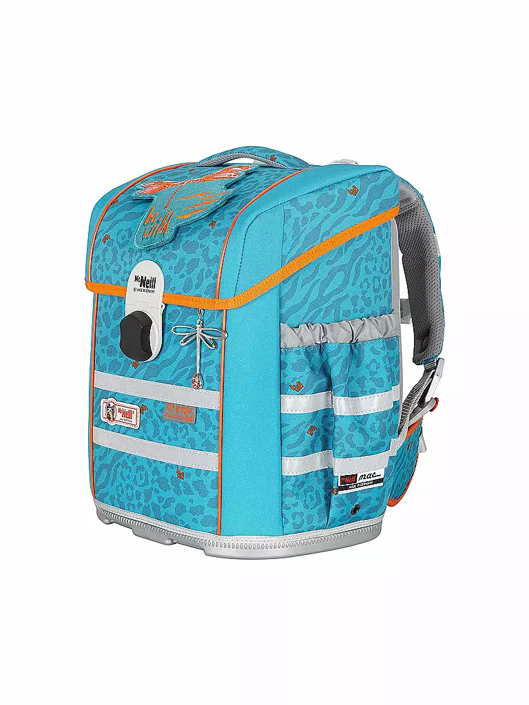 MC NEILL | Schultaschen Set 4tlg Mc Addy Ergo Mac Orange | blau