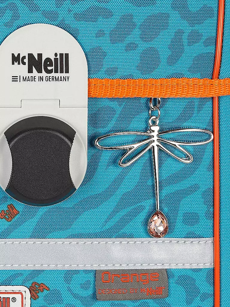 MC NEILL | Schultaschen Set 4tlg Mc Addy Ergo Mac Orange | blau