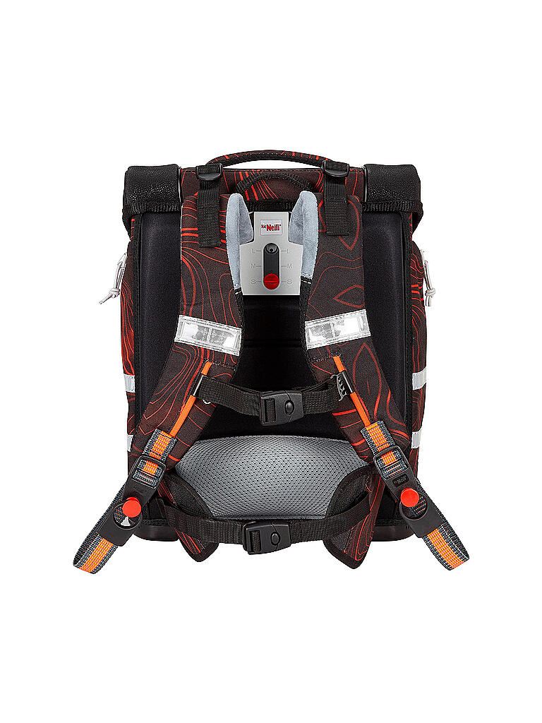 MC NEILL | Schultaschen Set 4tlg McLight Ergo Primero Drache | schwarz