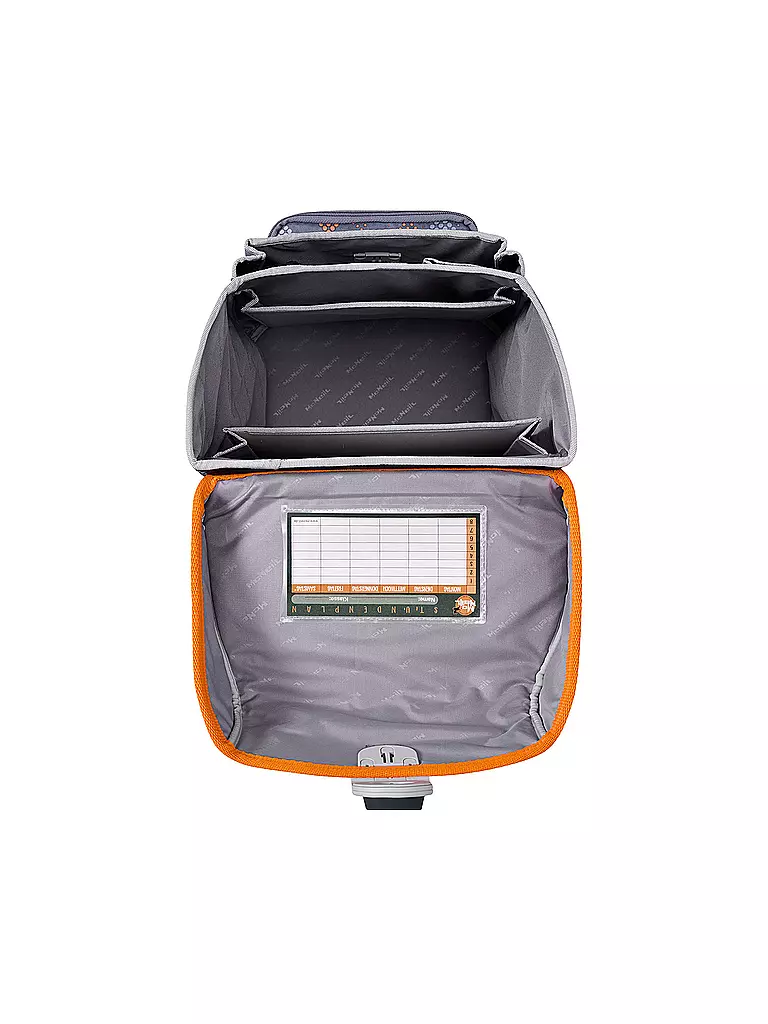 MC NEILL | Schultaschen Set Biggy 5tlg Fire | grau