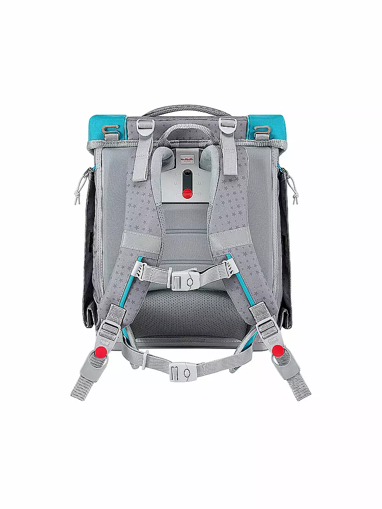 MC NEILL | Schultaschen Set Biggy 5tlg Star | grau