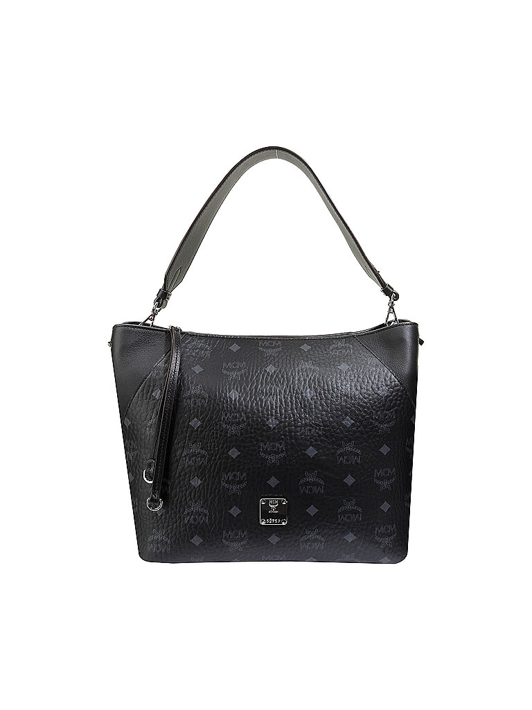 MCM Tasche - Hobo Bag Klara Visetos schwarz