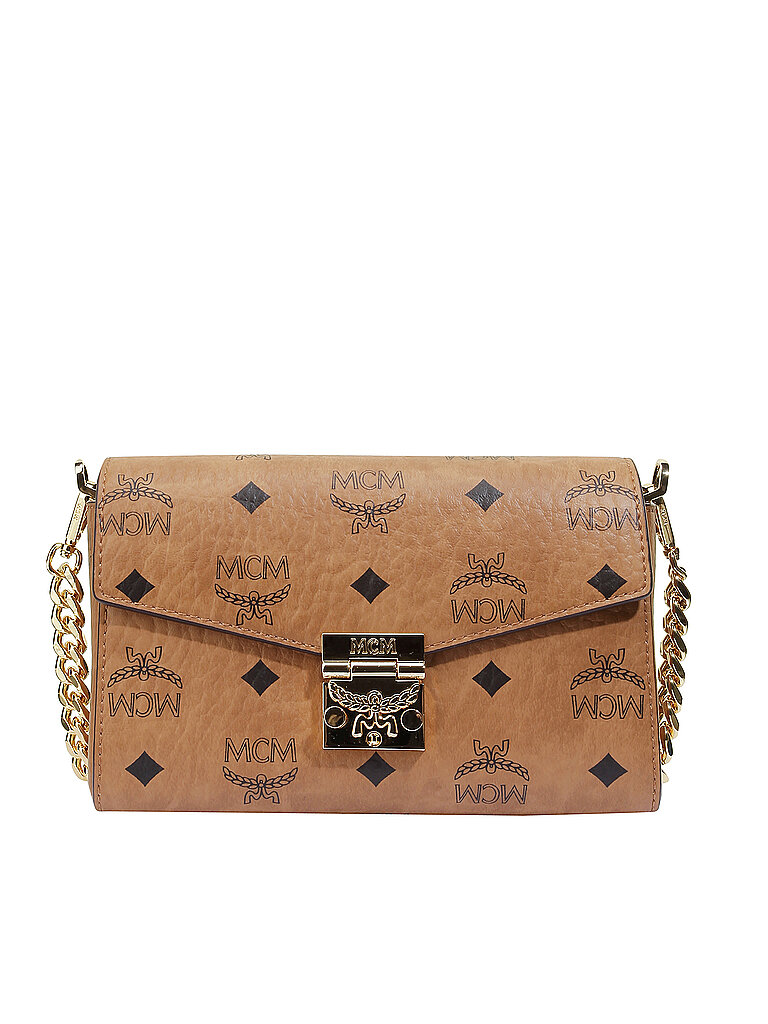 MCM Tasche Minibag Millie Visetos S braun