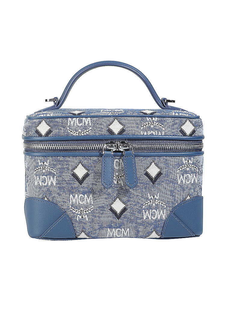 MCM Tasche - Mini Bag Vintage Jacquard blau